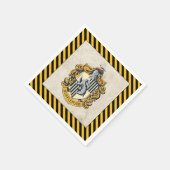 Hufflepuff Crest スタンダードカクテルナプキン (角)