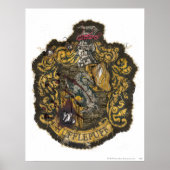 Hufflepuff Crest – 破棄 ポスター (正面)