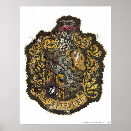 Hufflepuff Crest – 破棄 ポスター (正面)