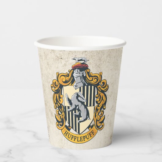 Hufflepuff Crest 紙コップ (正面)