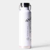 HUFFLEPUFF™ Dedication Patience Loyalty Crest ウォーターボトル (正面)