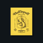 HUFFLEPUFF™ Dedication Patience Loyalty Crest キャンバスプリント<br><div class="desc">Celebrate loyalty, patience, and unwavering dedication with this bold Hufflepuff™ crest design. Featuring the proud badger set within a classic shield, this striking artwork highlights the house’s defining traits — Dedication, Patience, and Loyalty — in a timeless, vintage-inspired layout. Rendered in signature house colors with detailed linework and subtle magical...</div>