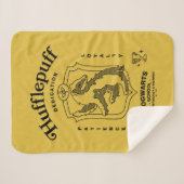 HUFFLEPUFF™ Dedication Patience Loyalty Crest シェルパブランケット (正面(横))