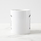 HUFFLEPUFF™ Dedication Patience Loyalty Crest ジャンボコーヒーマグカップ (正面)