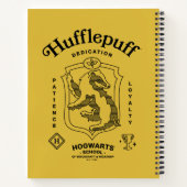 HUFFLEPUFF™ Dedication Patience Loyalty Crest ノートブック (裏面)