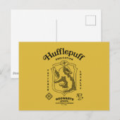 HUFFLEPUFF™ Dedication Patience Loyalty Crest ポストカード (正面/裏面)