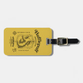 HUFFLEPUFF™ Dedication Patience Loyalty Crest ラゲッジタグ (正面横)