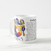 Huffman、起源、意味および頂上のマグ コーヒーマグカップ (正面左)