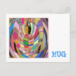 HUG – プレゼン芸術的テーション ポストカード