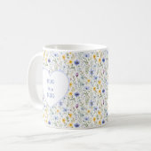 Hug in a Mug Personalized Gift for Mom コーヒーマグカップ (正面左)