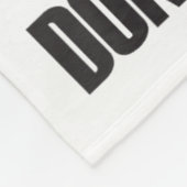 Hug, Just Kidding Funny Saying, Do Not Touch Me  フリースブランケット (角)