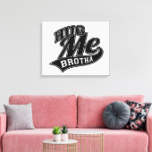 Hug Meのカスタマイズ可能な背景色 キャンバスプリント (インサイチュ (リビング))