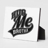 Hug Meのカスタマイズ可能な背景色 フォトプラーク (側面)