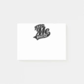 Hug Meのカスタマイズ可能な背景色 ポストイット (正面)