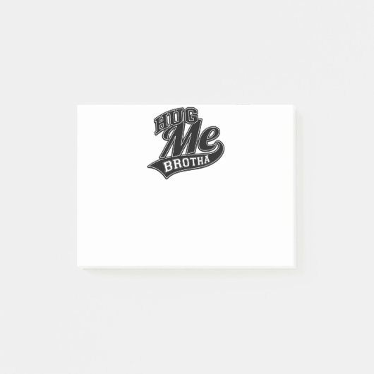 Hug Meのカスタマイズ可能な背景色 ポストイット (正面)