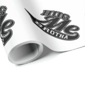 Hug Meのカスタマイズ可能な背景色 ラッピングペーパー (ロールコーナー)