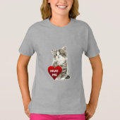 Hug Me – 女子の基本Tシャツ Tシャツ (正面)