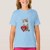 Hug Me – 女子の基本Tシャツ Tシャツ (正面)