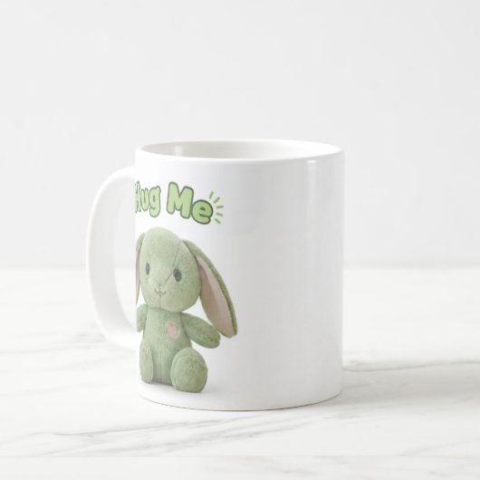 Hug Me Bunny Mug コーヒーマグカップ (正面左)