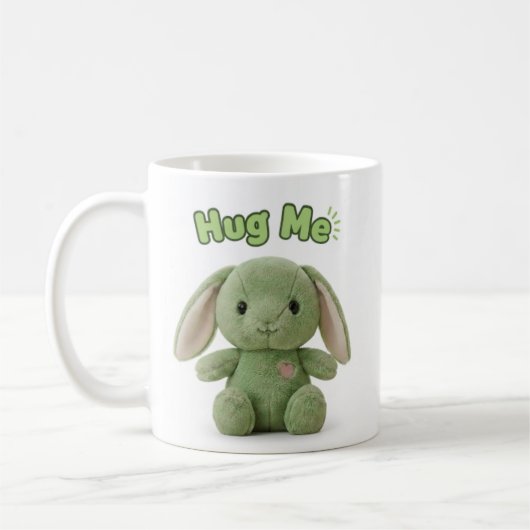 Hug Me Bunny Mug コーヒーマグカップ (左)
