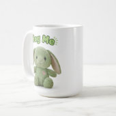 Hug Me Bunny Mug コーヒーマグカップ (正面左)