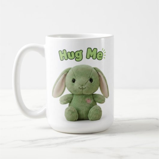 Hug Me Bunny Mug コーヒーマグカップ (左)