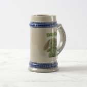Hug Me Bunny stein Mug ビールジョッキ (正面右)