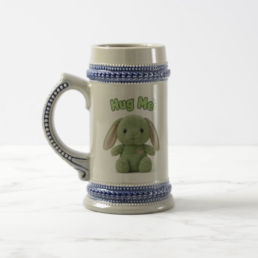 Hug Me Bunny stein Mug ビールジョッキ (左)
