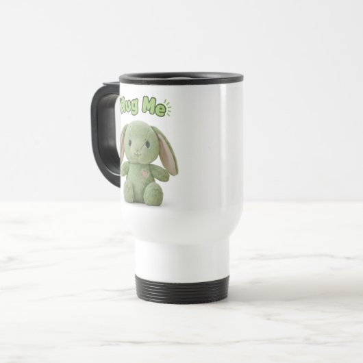 Hug Me Bunny Travel Mug トラベルマグ (正面左)