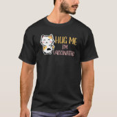 Hug Me Im予防接種Pro Vax Cute Cat Tシャツ (正面)