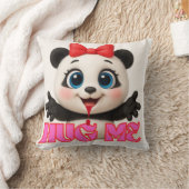 Hug Me 🤗 panda Pillow – Cute Kawaii Panda クッション (ブランケット)