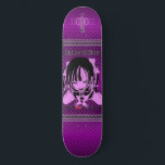 Hug me Purple スケートボード<br><div class="desc">Designed by Japanese artist</div>