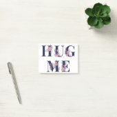 Hug Me text girly flower font typography ポストイット (オフィス)