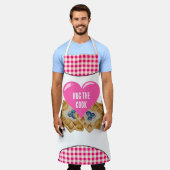 Hug the Cook エプロン (着用した状態)