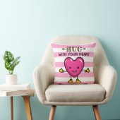 Hug With Your Heart Throw Pillows クッション (椅子)