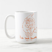 Hug Your Demons コーヒーマグカップ (左)