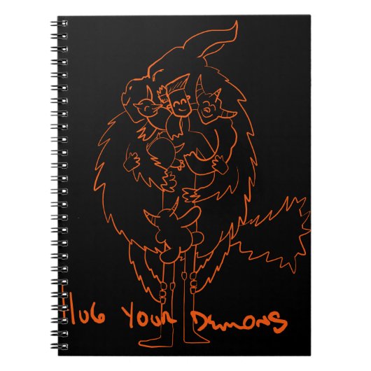 Hug Your Demons ノートブック (正面)