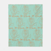 Hug Your Demons フリースブランケット (正面)