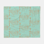 Hug Your Demons フリースブランケット (正面(横))