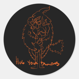 Hug Your Demons ラウンドシール