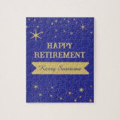 Huge Congrats! Happy retirement Personalized ジグソーパズル (縦)
