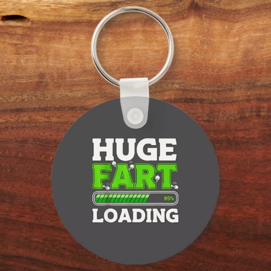 Huge Fart 95% Loading  キーホルダー (正面)
