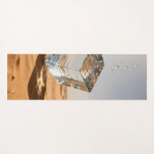 Huge floating blocks of water in the desert ヨガマット (正面(横))