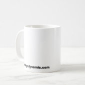 huge_idn_logo、www.indigodynamic.com コーヒーマグカップ (正面左)