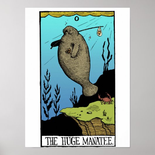 Huge Manatee poster ポスター (正面)