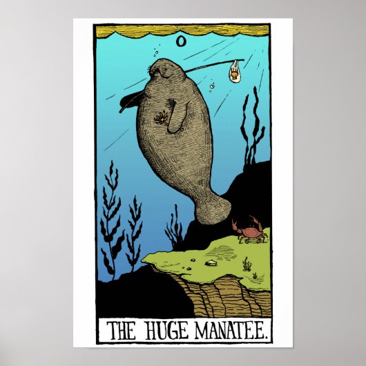 Huge Manatee poster ポスター (正面)
