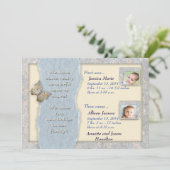 Huggable双生児の誕生の発表 案内状 (スタンド正面)