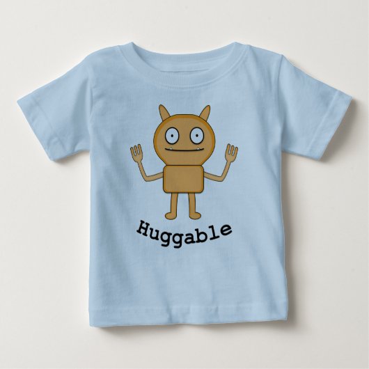 Huggable -ベビー素晴らしジャージーTシャツ ベビーTシャツ (正面)