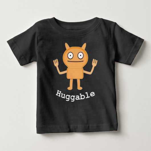Huggable -ベビー素晴らしジャージーTシャツ ベビーTシャツ (正面)