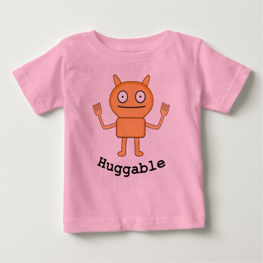 Huggable -ベビー素晴らしジャージーTシャツ ベビーTシャツ (正面)